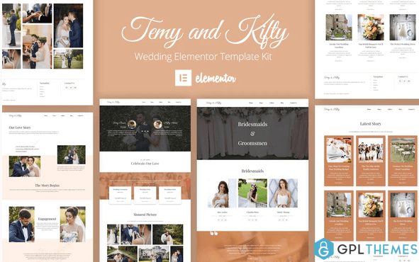 Temy and Kifty Wedding Template Kit