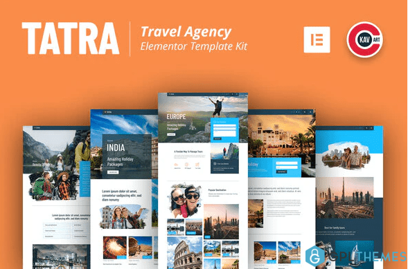 Tatra Travel Agency Elementor Template Kit