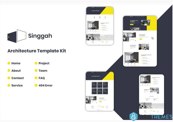 Singgah Architecture Elementor Template Kit