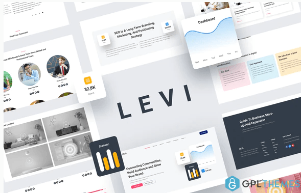 Levi Digital Marketing Elementor Template Kit