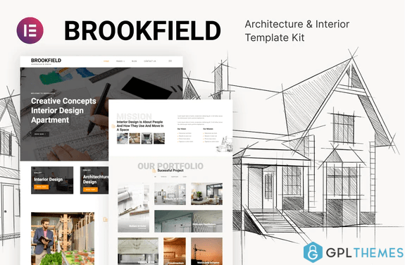 Brookfield – Architecture Interior Design Template Kit