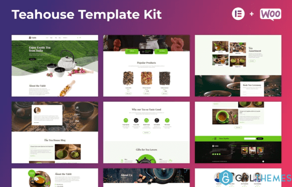 Tabit — Teahouse Tea Store Elementor Template Kit