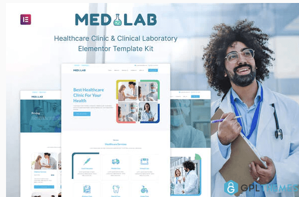 Medilab Healthcare Clinical Laboratory Elementor Template Kit