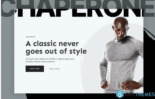 Chaperone – Mens Fashion Woocomerce Template Kit