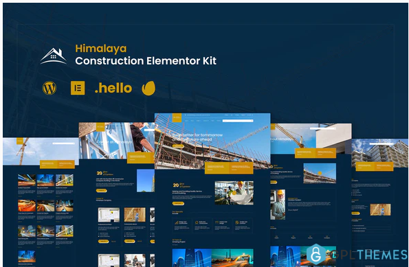 Himalaya Construction Elementor Template Kit