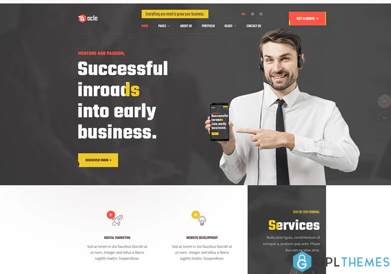Docle – Digital Agency Services Template Kit