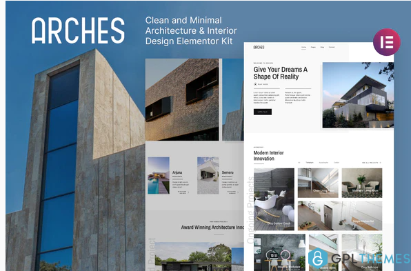 Arches – Minimal Architecture Interior Design Elementor Template Kit
