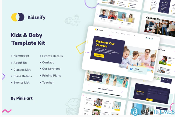 Kidsnify Daycare Elementor Template Kit
