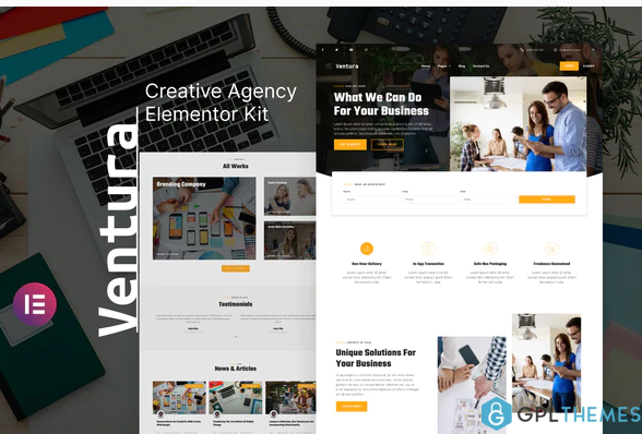 Ventura Creative Agency Elementor Template Kit 1