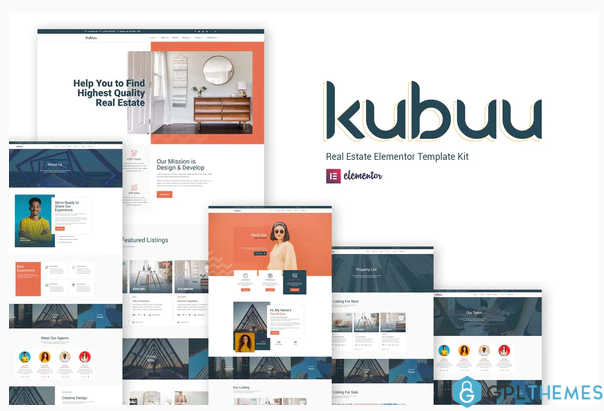 Kubuu Real Estate Elementor Template Kit