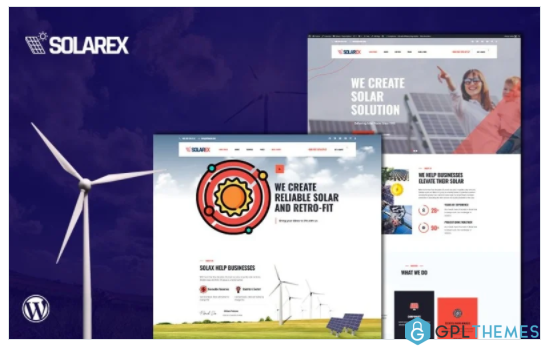 Solarex Renewable Solar Energy WordPress Theme