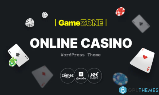GameZone Online Casino WordPress theme