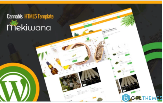 Mekiwana Medical Cannabis Shop WordPress Theme