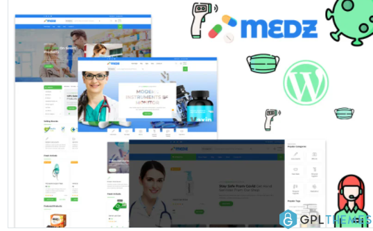 Medz Medical Shop and Medical Equipment WordPress Theme