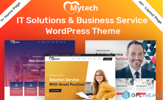 MyTech IT Solution Business Consulting WordPress Theme
