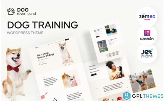 Dog Roverhound Dog Training WordPress Theme