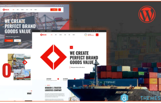 Delco Cargo Shipping WordPress Theme