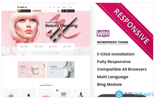 Beautes The Mega Cosmetic Store WooCommerce Theme