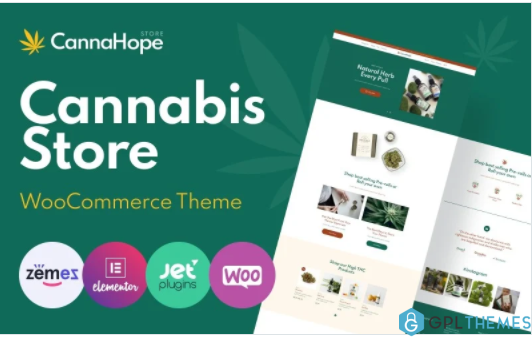 CannaHope Medical Marijuana and Cannabis WooCommerce Theme