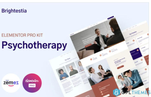 Brightestia Psychotherapy Elementor Kit