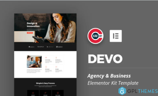Devo Agency Template Elementor Kit