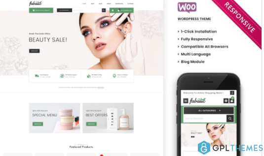 Fabatic The Premium Cosmetic Store WooCommerce Theme