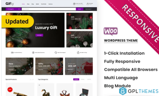 Gifty The Gift Store Responsive WooCommerce Theme