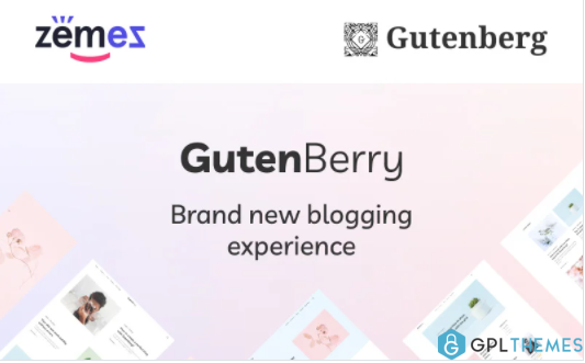 Gutenberry Gutenberg based Clean Blog WordPress Theme