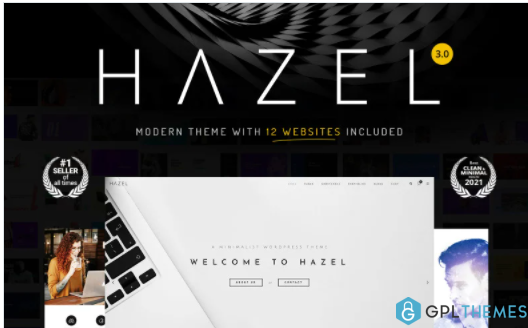 Hazel Clean Minimalist Multi Purpose WordPress Theme