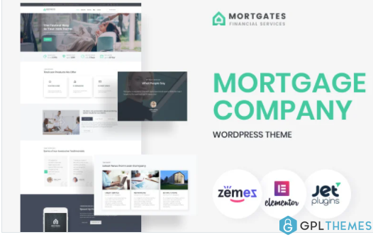 Mortgates Financial Services WordPress Theme