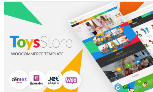 Toys store Bright And Joyful Mega Toy Store Website WooCommerce Theme