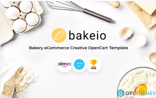 Bakeio Bakery eCommerce Creative OpenCart Template 1