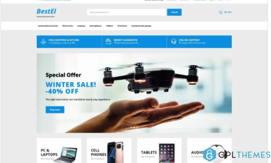 BestEl Electronics Store Ready To Use Minimalistic OpenCart Template