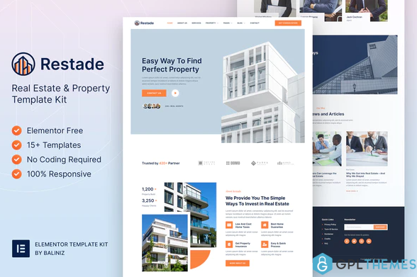 Restead – Real Estate Property Elementor Template Kit