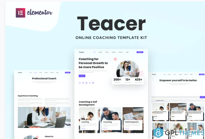Teacer Online Coaching Elementor Template Kit