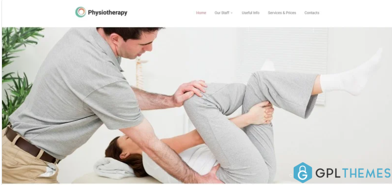 Physiotherapy Rehabilitation Responsive Modern HTML Website Template