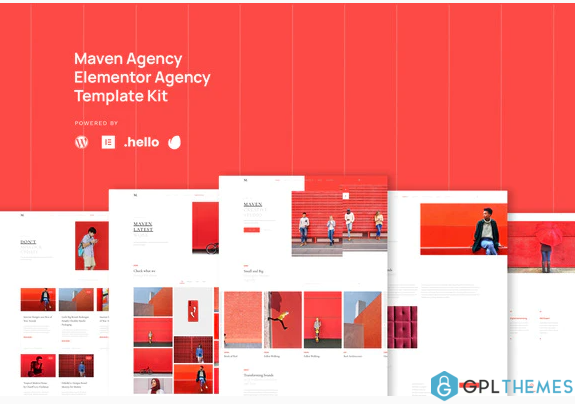 Maven Business Agency Elementor Template Kit