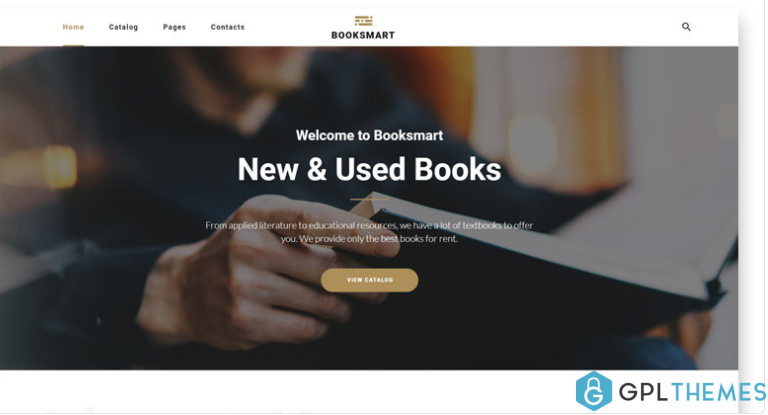 Booksmart Books for Rent Modern Multipage HTML5 Website Template