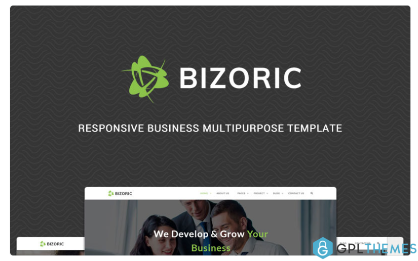 Bizoric Responsive Multipurpose HTML Website Template