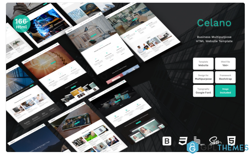 Celano Business Multipurpose Clean Bootstrap Website Template
