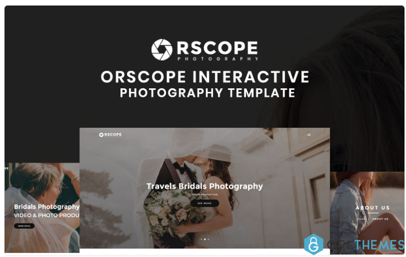 Orscope Interactive Photography Website Template
