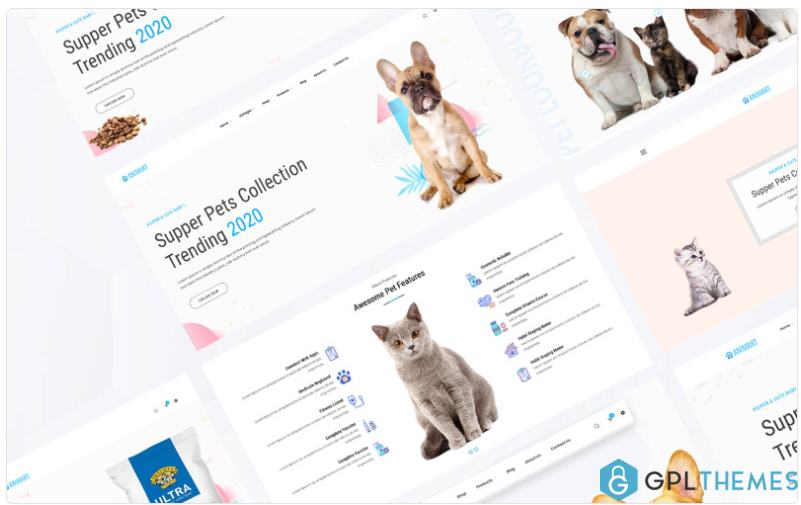 Animart Pet Shop Care Website Template
