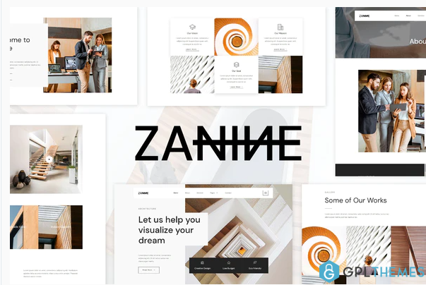 Zanine Architecture Agency Elementor Template Kit