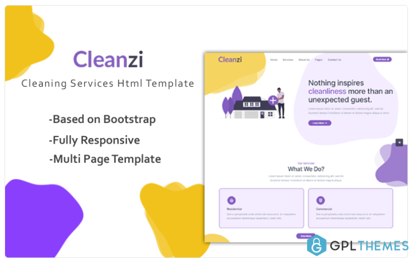 Cleanzi Cleaning Service Html Website Template