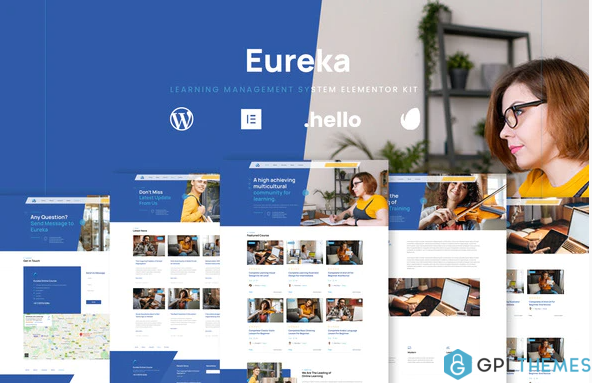 Eureka Online Learning Elementor Template Kit