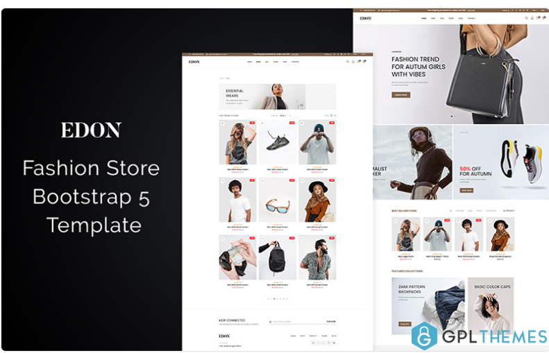 Edon Fashion Store Bootstrap 5 Website Template