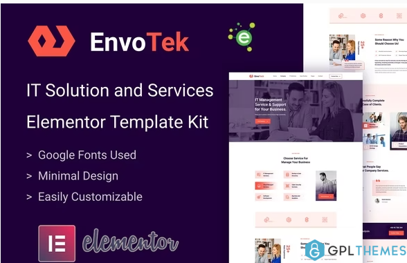 EnvoTek IT Solution Services Elementor Template Kit