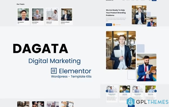 Dagata Digital Marketing Elementor Template Kits