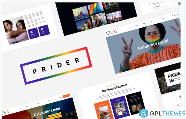 Prider LGBTQ Gay Rights Festival Template Kit