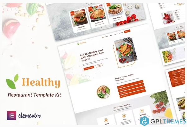 Healthy Restaurant Elementor Template Kit